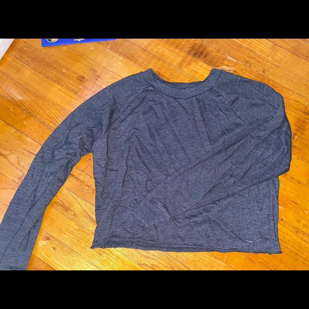 slightly cropped crewneck